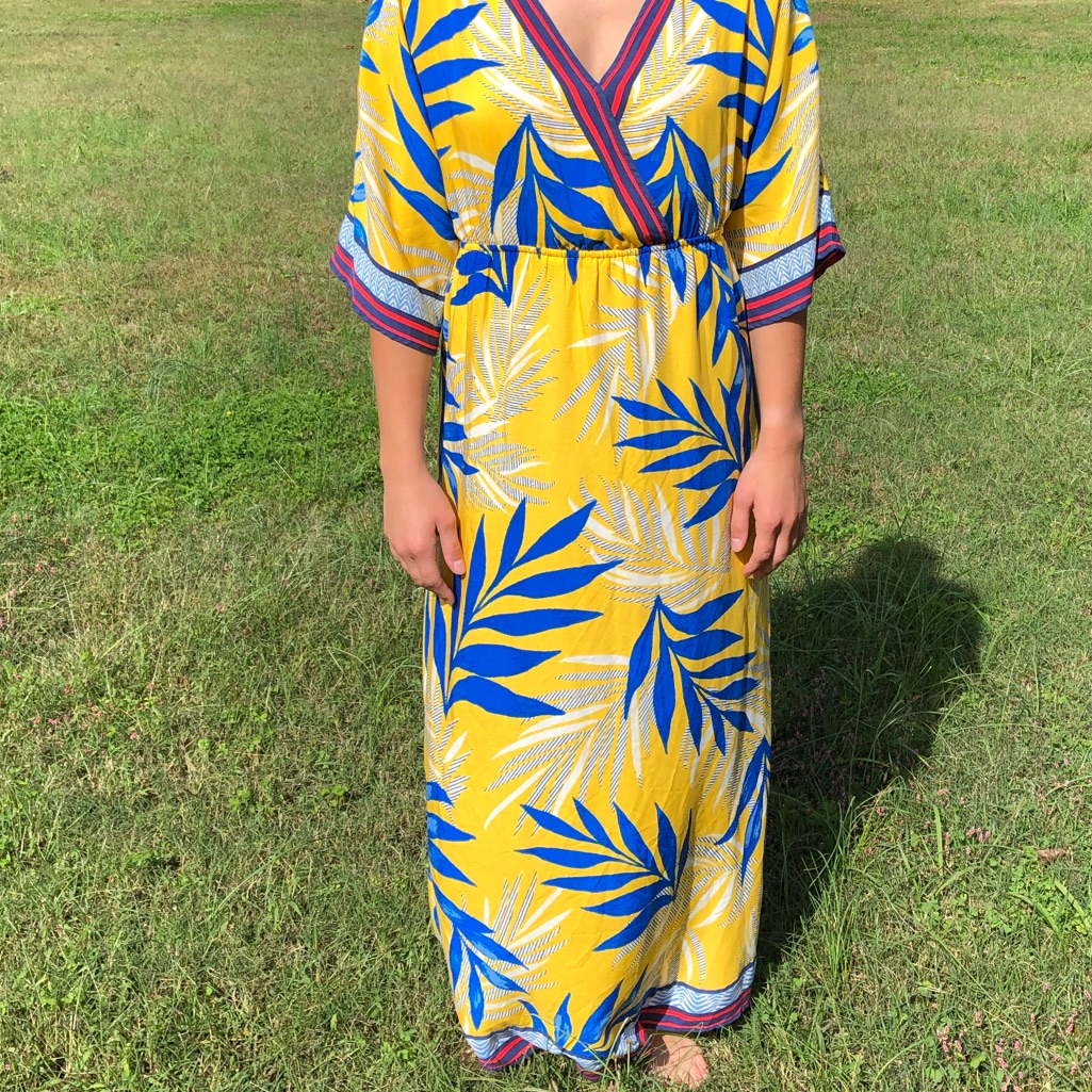 Flying Tomato Tropical Maxi Dress Small